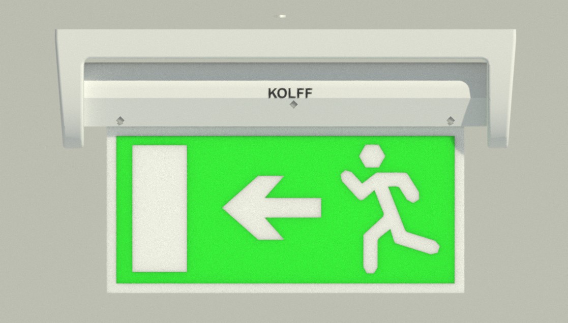 Señalización De Emergencia Kolff Docceled en BIM