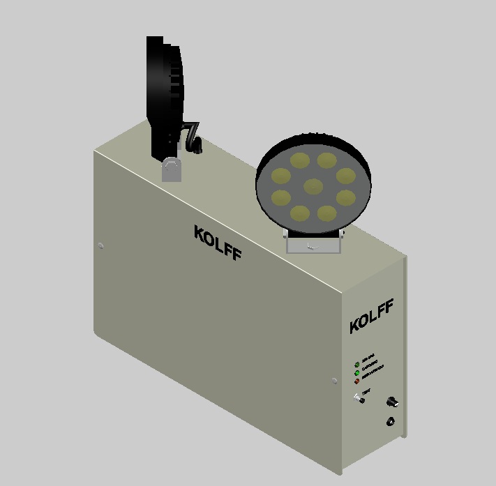 Luminaria De Emergencia Kolff KC 2000 LED en BIM