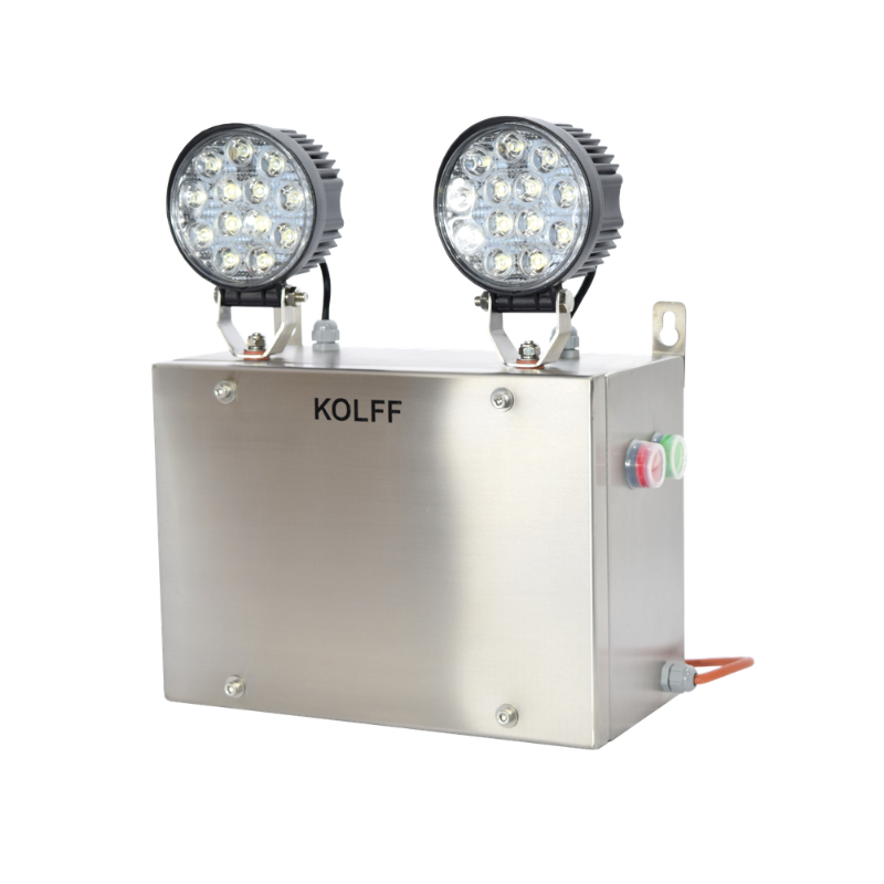 Luminaria De Emergencia KOLFF KC 2000 INOX LED